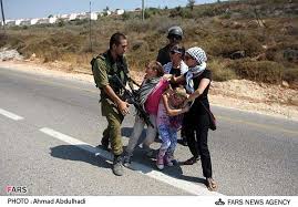 دختران فلسطین بازیچه ی سربازان اسراییل غاصب